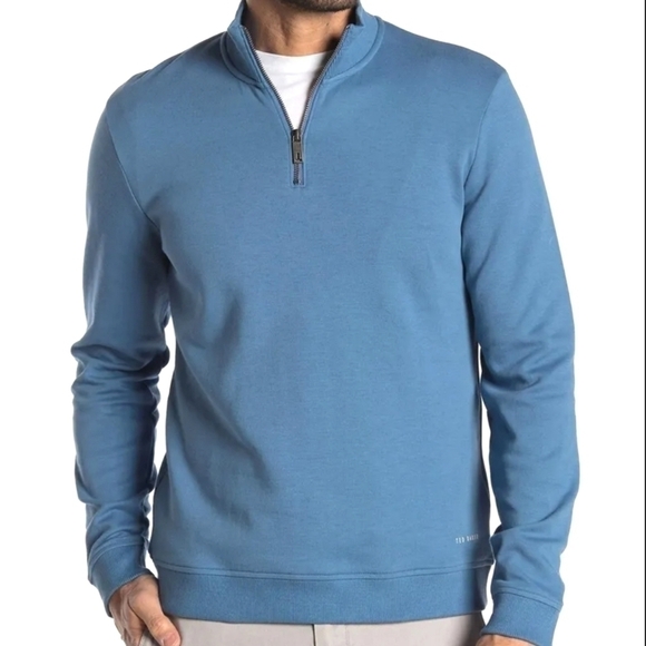 Ted‎ Baker 1/4 Zip Pullover Sweater Size XXL - Picture 1 of 10